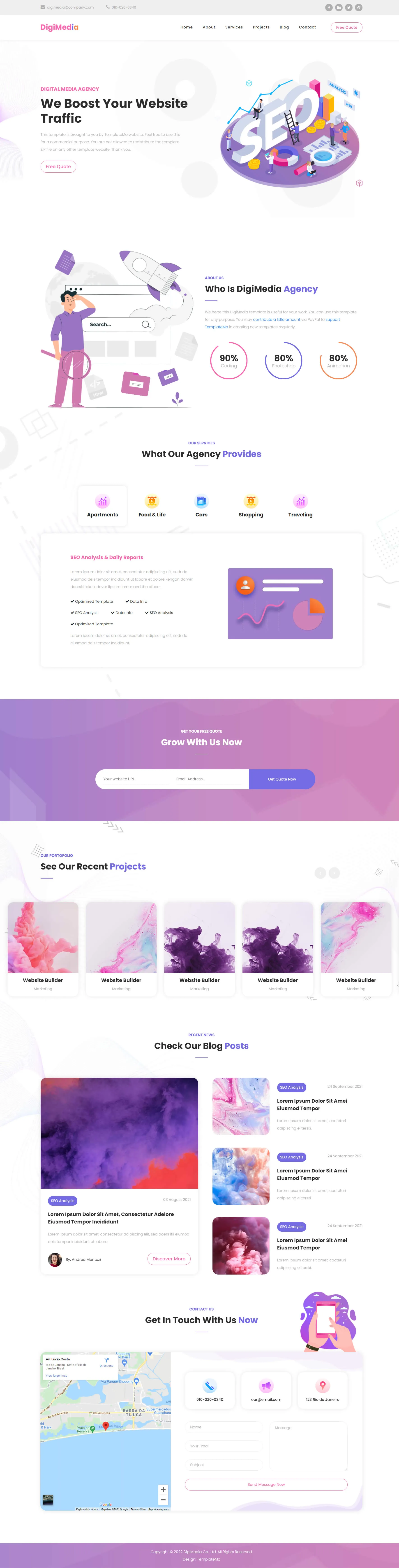 DigiMedia – Modern Digital Marketing Template