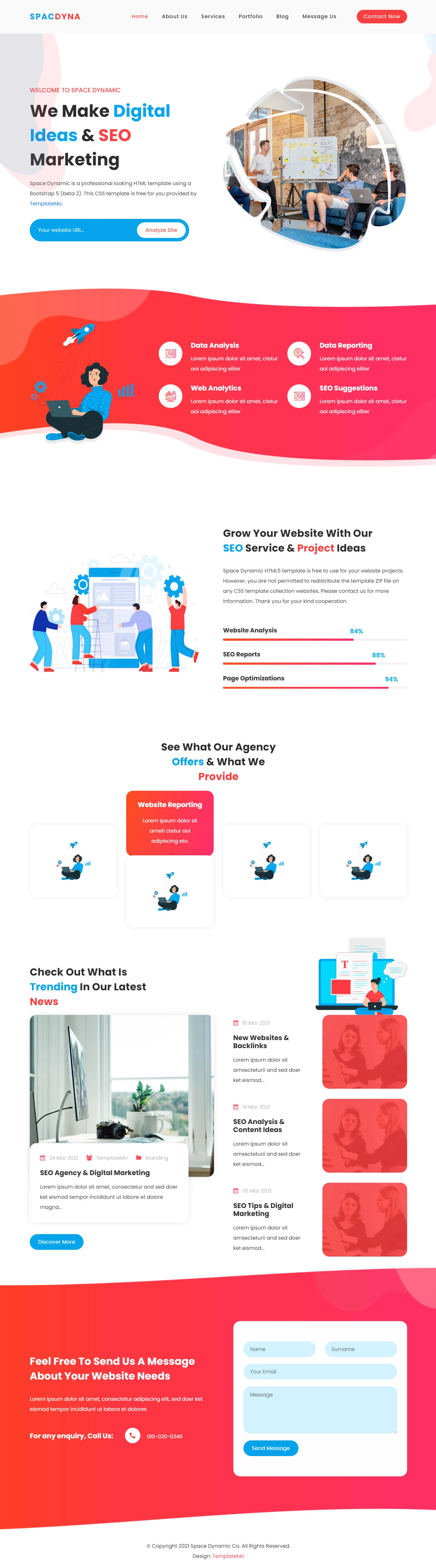 Modern Digital Marketing HTML5 Template
